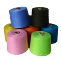 Ne 3/40 polyester ring spun colors dyed yarn